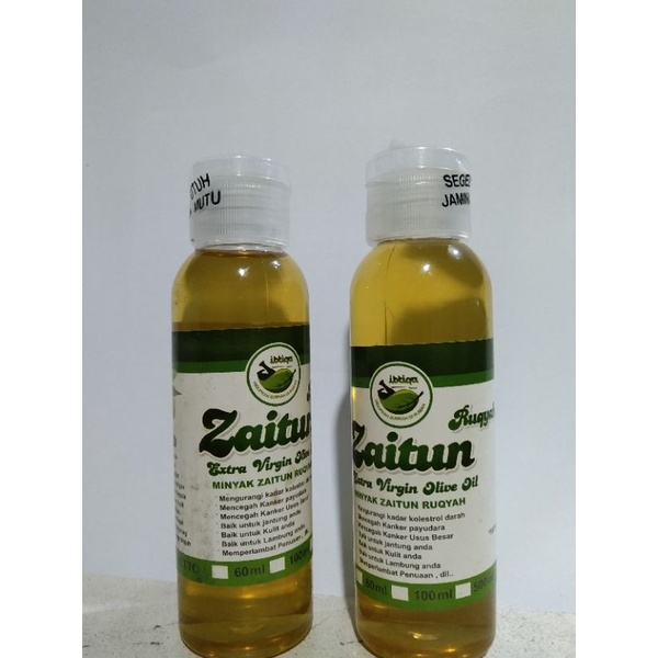 

Minyak Zaitun Ibtiqo Extra Virgin Asli isi 100ml bisa diminum