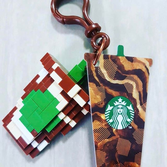 China Starbucks Coldcup keychain+card