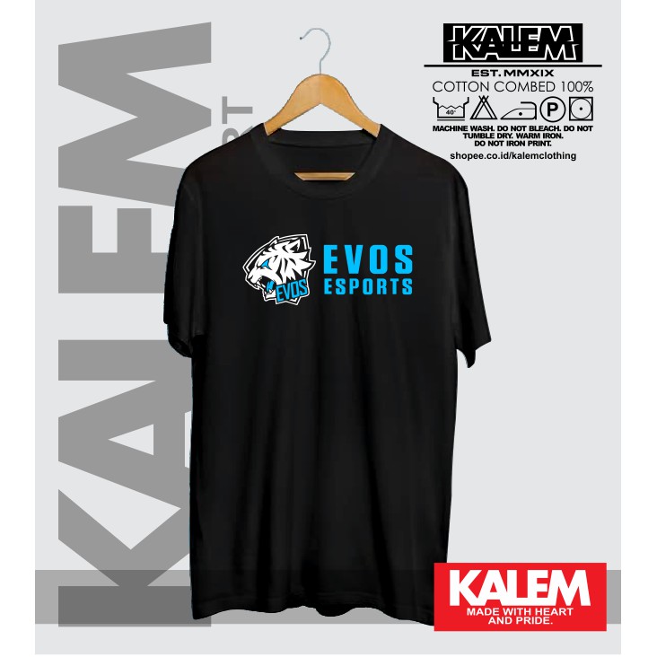 KAOS BAJU EVOS ESPORTS KAOS GAME - KALEMCLOTHING