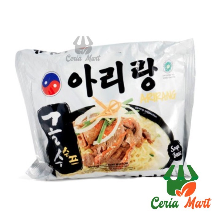 

Arirang Bone Marrow Soup 130 gr Mie Korea Halal MUI Rasa Kuah Kaldu Tulang Sapi