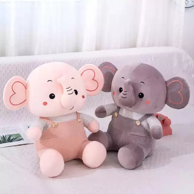 TERBARU !! Boneka Gajah Pake Baju Lucu Imut Ukuran 50 cm / Mainan Mewah Lucu Gemesin