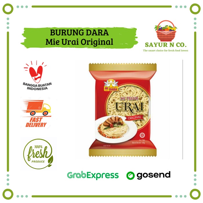 

Mie Telur Urai Original Cap Burung Dara | Sayur N Co Bekasi