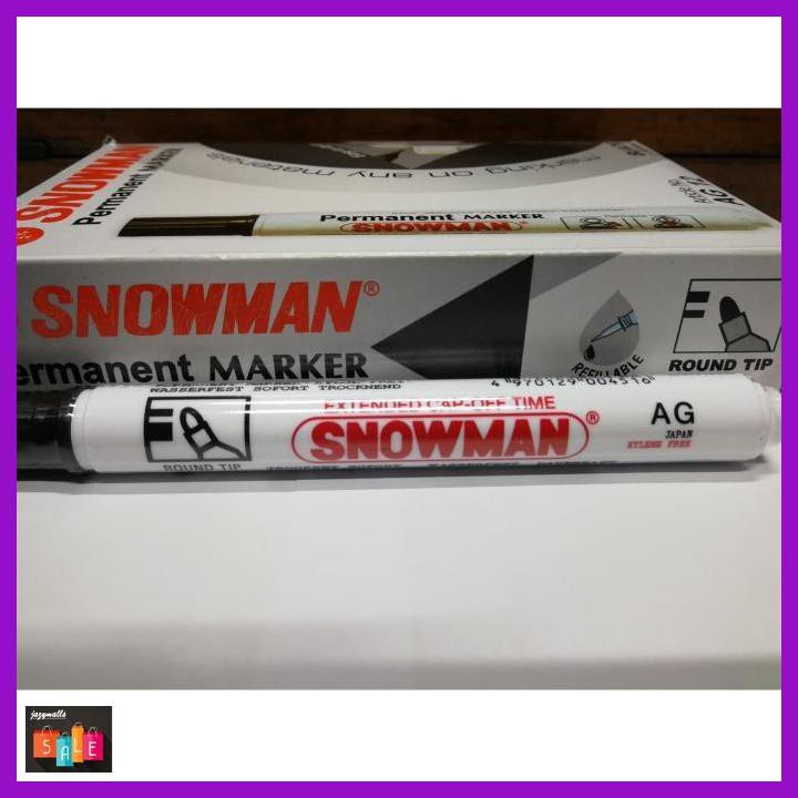 

Silutala- Murah!! Spidol Snowman Permanen Ag12 - Biru -Ori.