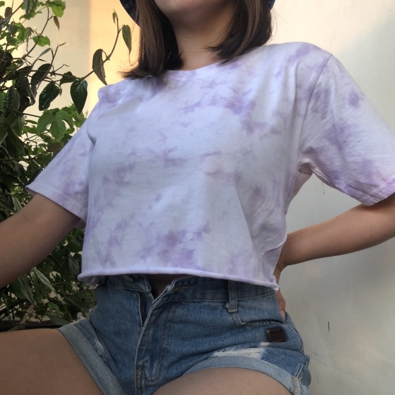 Tie Dye Crop Top | Kaos Tie Dye Crop