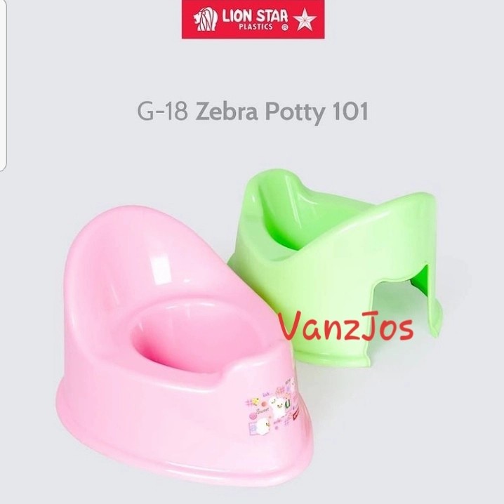 Pispot Bayi Tempat Pup Bayi Zebra Potty Lion Star G 18