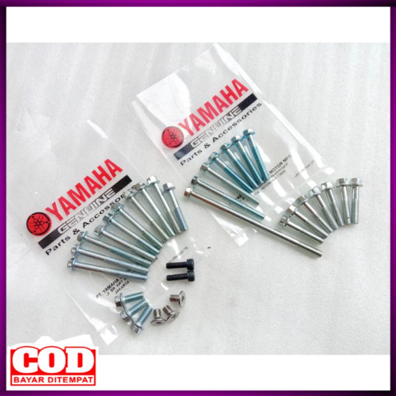 BAUT KALTER DAN CRANKCASE YAMAHA F1ZR /BAUT BLOK MESIN F1ZR/BAUT BLOK KOPLING F1ZR/BAUT BLOK MAGNET 