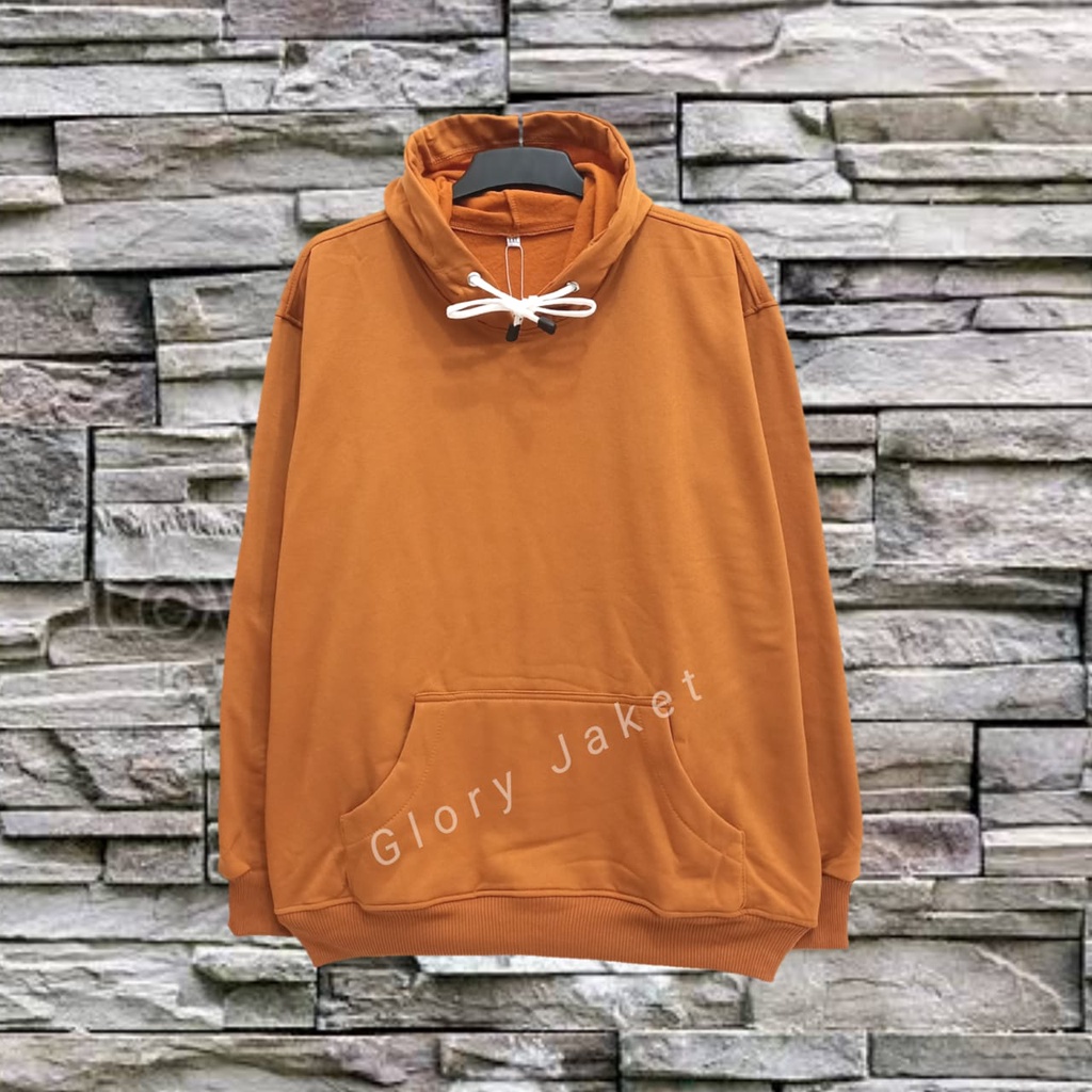 Sweater Hoodie Polos Big Size Pria Wanita Cewek Cowok XXXL XXXXL