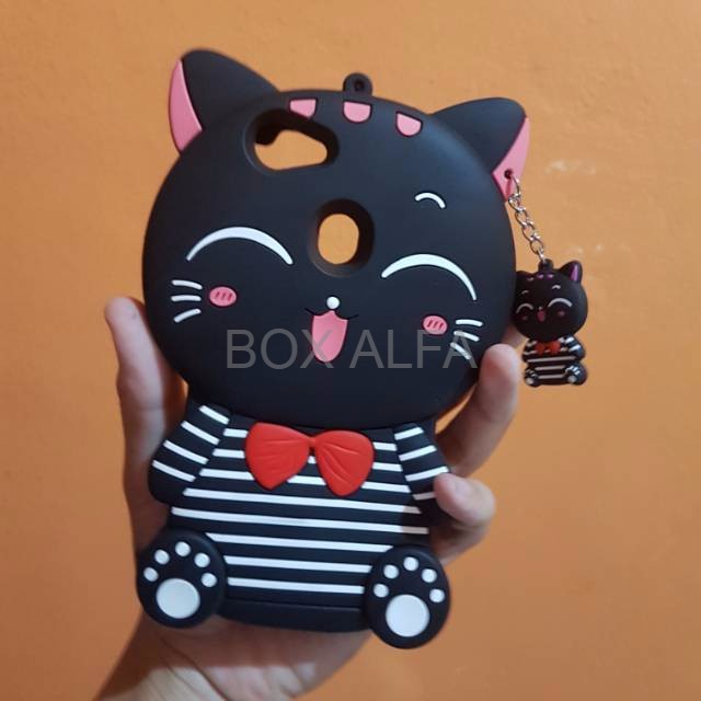 NEW Case Oppo F5 Plus Youth A71 A39 A57 A37 A37f Neo 9 Kitty Soft Silikon 3D Boneka Cat Kucing