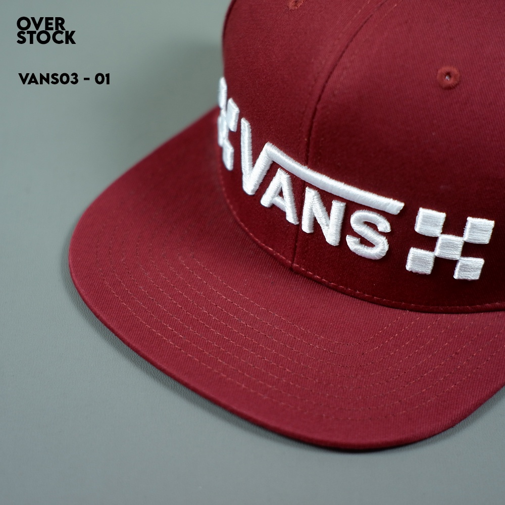 Van*s Still Embroidered Logo Snapback Hat