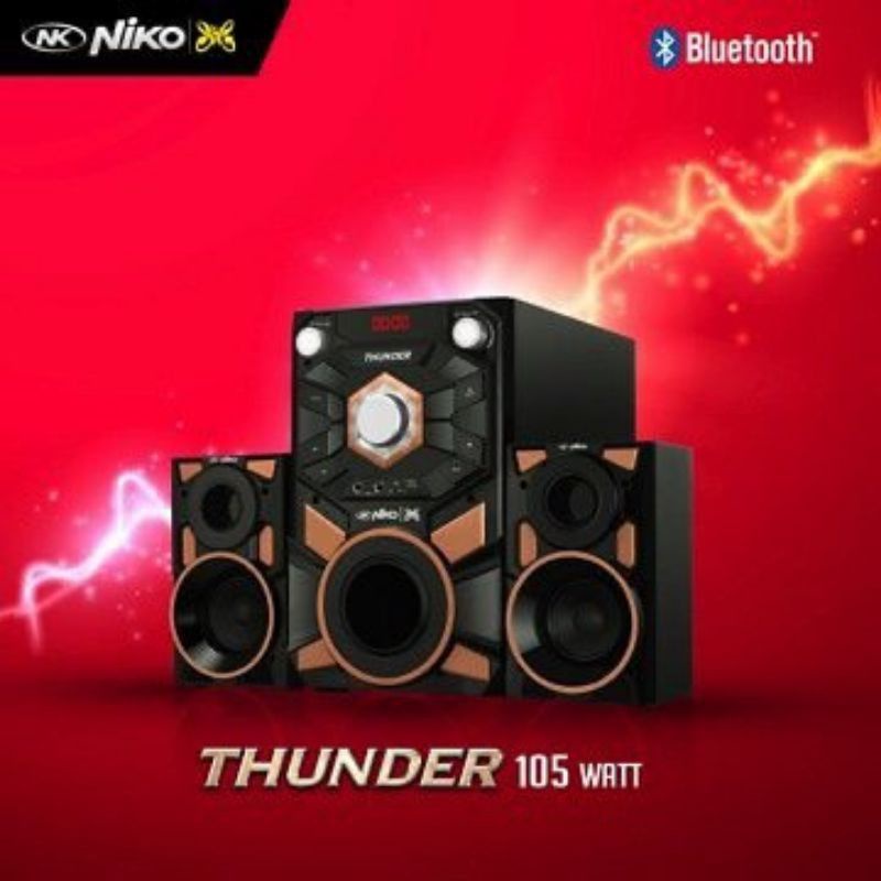 Speaker Karaoke Merk Niko Edisi Slank THUNDER Super Bass