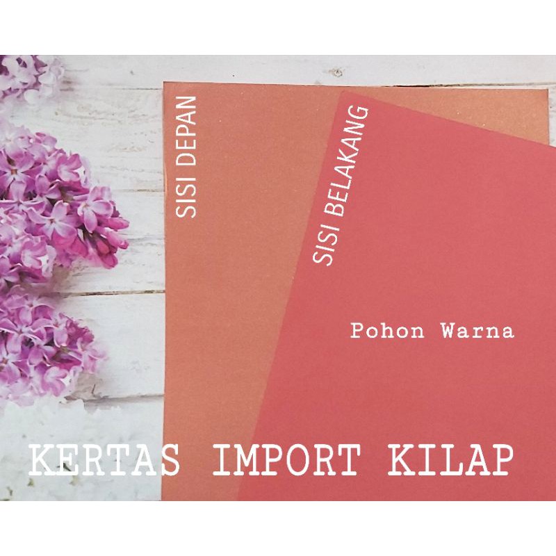 

MINIMAL ORDER 5 LEMBAR!! KERTAS KILAP IMPORT CORAL
