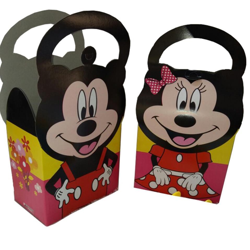 

Sudah READY.. Tas ultah SNACK karakter - Mickey Minnie mouse isi 10 pcs