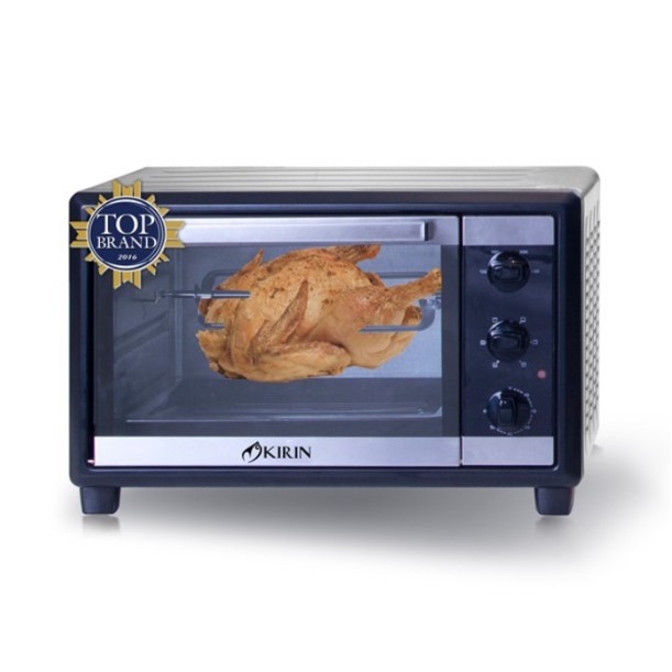 KIRIN Oven Listrik 20L Low Watt Rotisserie Stainless Steel KBO 200RA