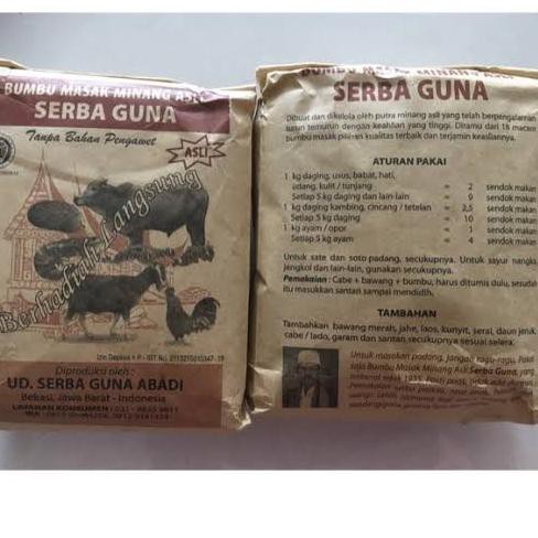 

T77♚ Bumbu Masak Minang Asli (serbaguna gulai) TERBAIK