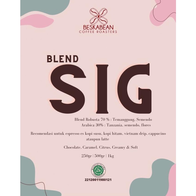 

[ COD ] Houseblend BlendSig (Robusta + Arabica Sumatra) 1kg PROMO SPECIAL Kode 112