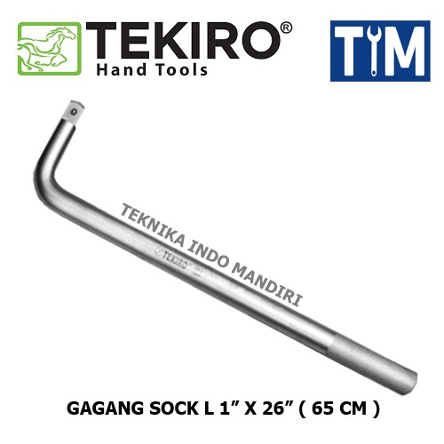 TEKIRO Gagang Sock L ukuran 1&quot; x 26&quot; / Offset Handle 1 INCH X 26 INCH