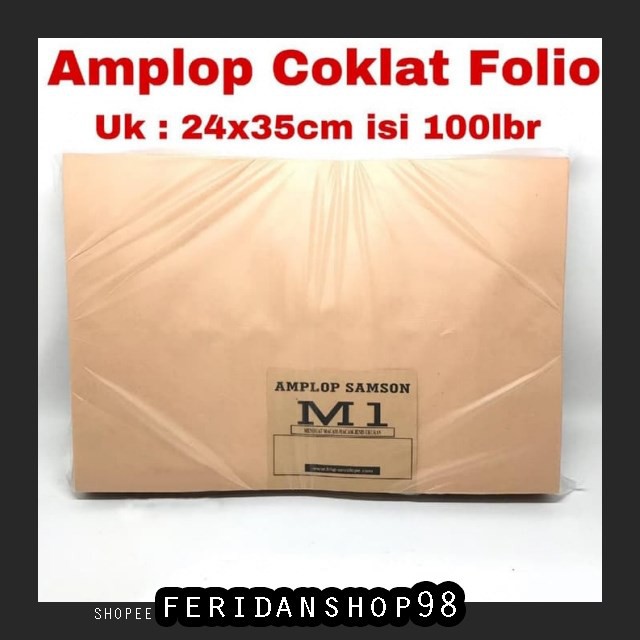 

FS1178 AMPLOP AMPLOP COKLAT FOLIO ATK - M1 BY FERIDANSHOP98