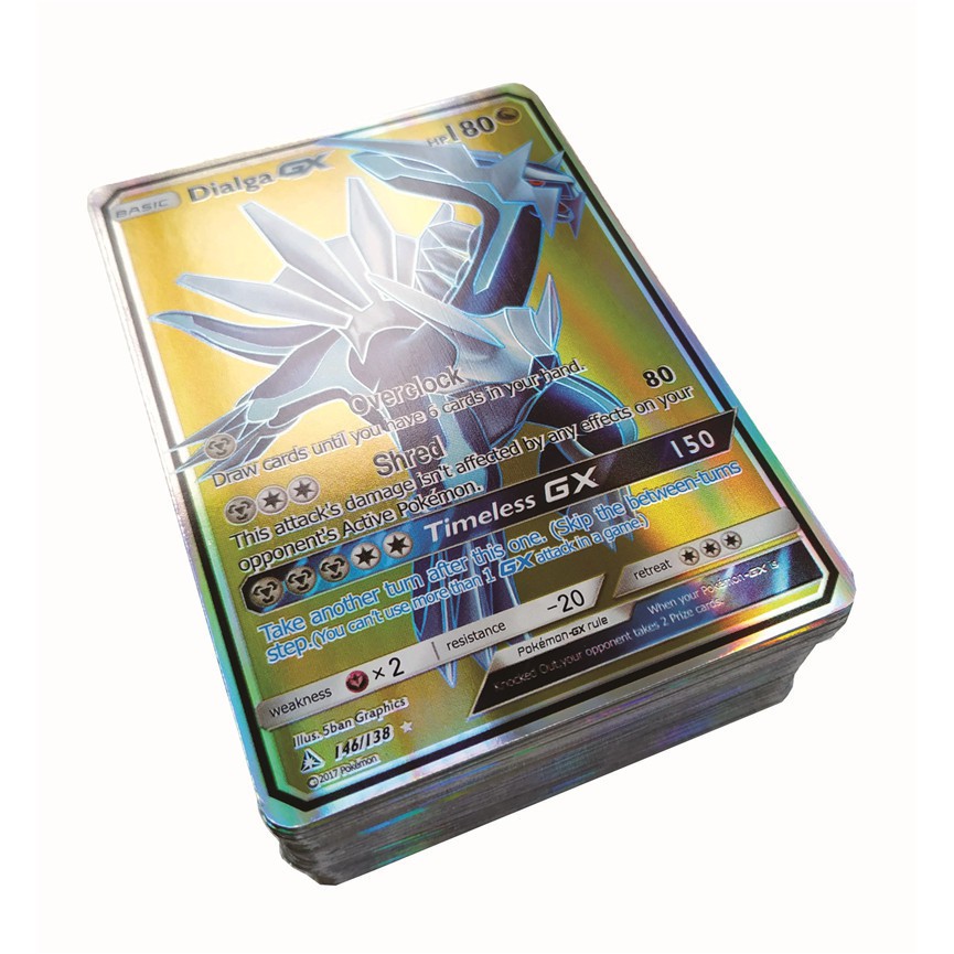 20 / 60pcs / 120pcs Kartu Pokemon GX Trainer Mega Trading Untuk Koleksi