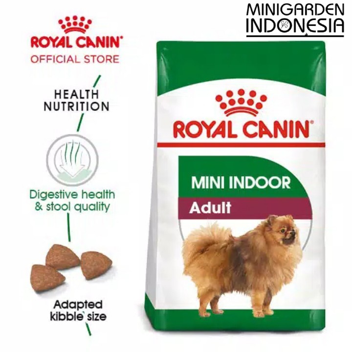 Royal Canin Mini Indoor 1.5 kg Adult Makanan Anjing Dewasa 1,5kg dogfood nutrisi anjing kucing