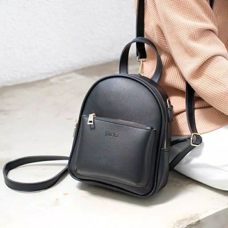 Ransel Mini Kode W 23 Black by Flicka