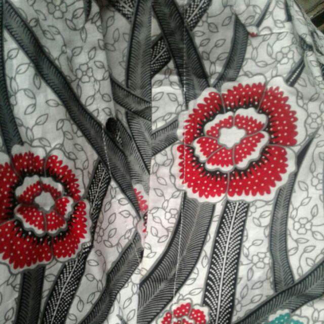 Hem Batik Sogan / Hem Batik Terlaris Kemeja Batik Batik Lengan Pendek Seragam Batik Bordir Batik Cab