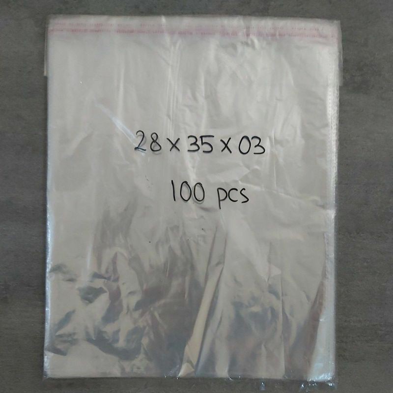 Plastik OPP Baju 28x35x03 Seal