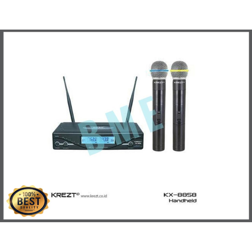 Mishad Shop -  Mic Wireless Krezt KX - 8858 GU-5117-2559