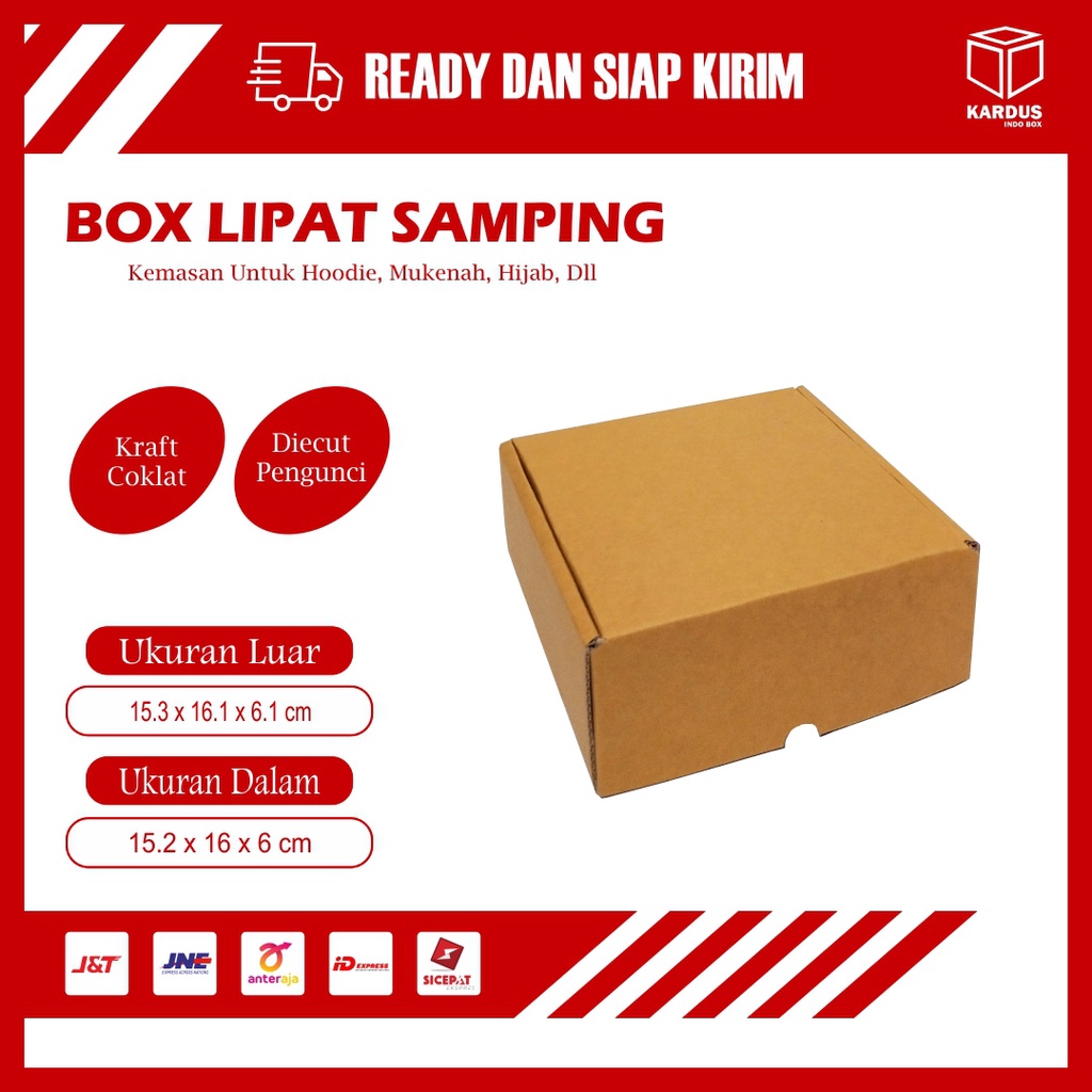 

KARDUS / BOX GIFT SIZE 14 X 16 X 6 CM - BISA CUSTOM SABLON PRINTING