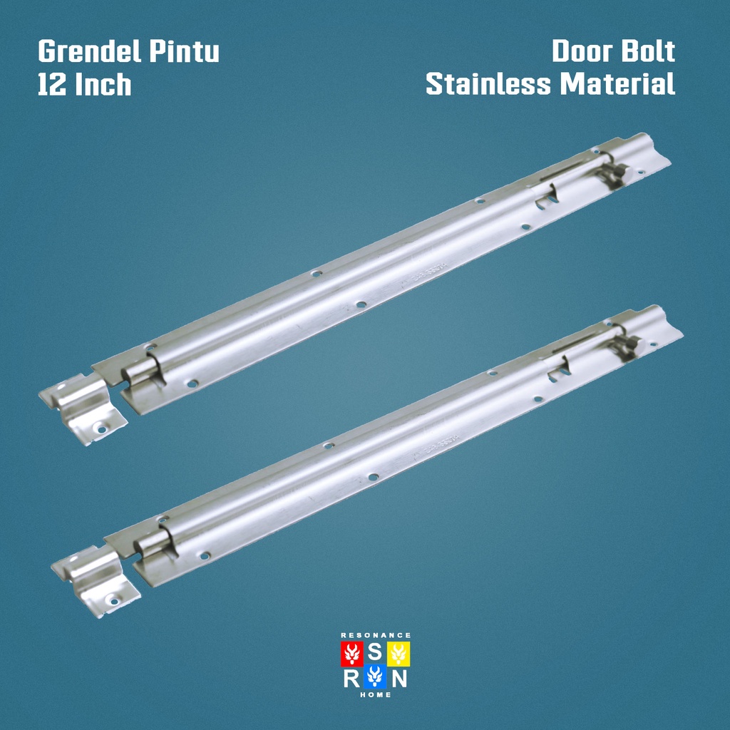 Grendel Slot Pintu Jendela 12 Inch / 30 cm / Kunci Slot Resonance Home