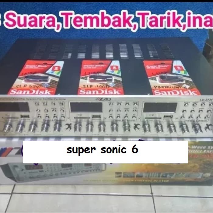 Ampli walet 3 player 6 Channel + 3 suara tarik,tembak,inap