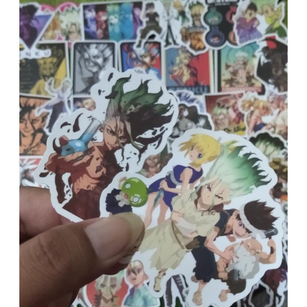 Keren Dan Murah - Stiker Anime Dr Stone Ishigami Senku