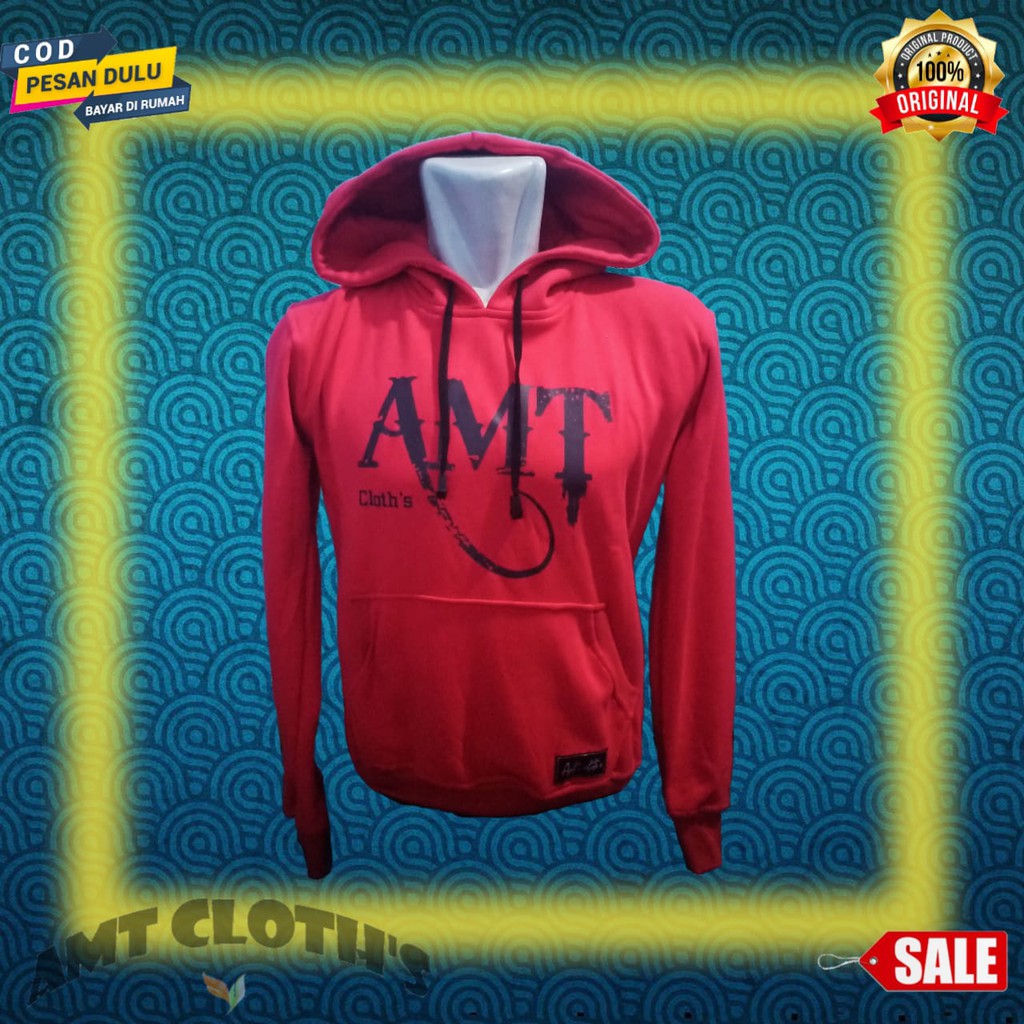 SWEATER BASIC SABLON AMT_CLOTH'S 199X SIZE S-XL (PRIA &amp; WANITA) HOODIE