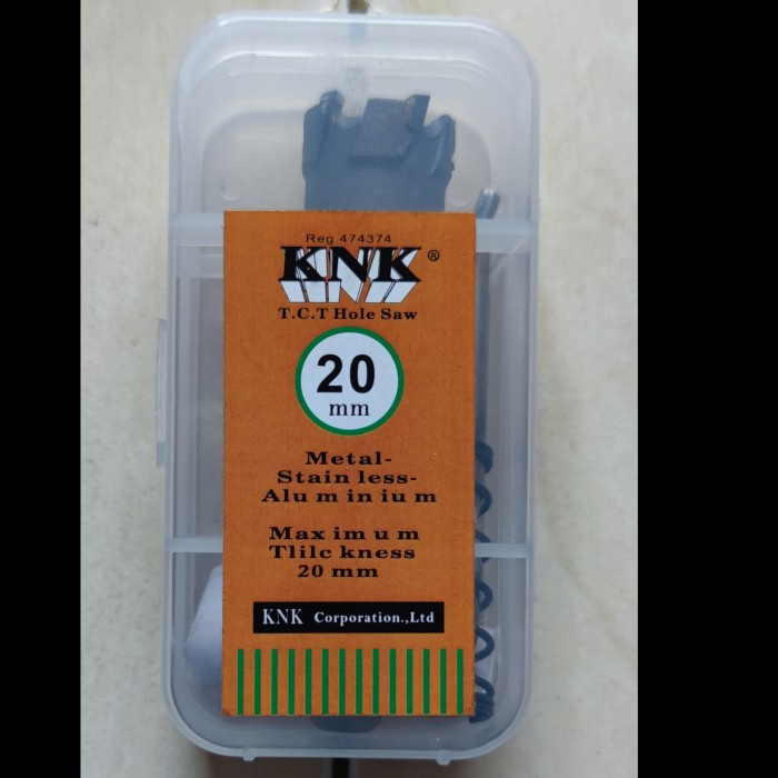 Termurah MATA BOR | HOLE SAW TCT BESI | STAINLESS | ALUMINIUM 20 MM KNK