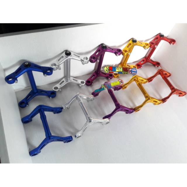 Segitiga ninja as 26mm model v shape aitech segitiga triple clamp aitech ninja r ninja rr as 26mm SE