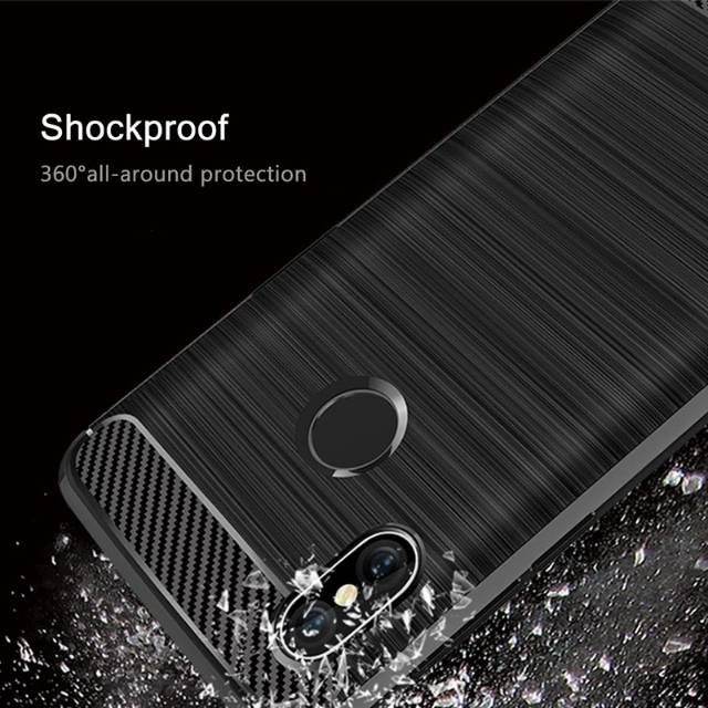 XIAOMI MIA2 MI A2 CASE SLIM CARBON SOFT CASE RUGGED CASING CASE XIAOMI MI A2