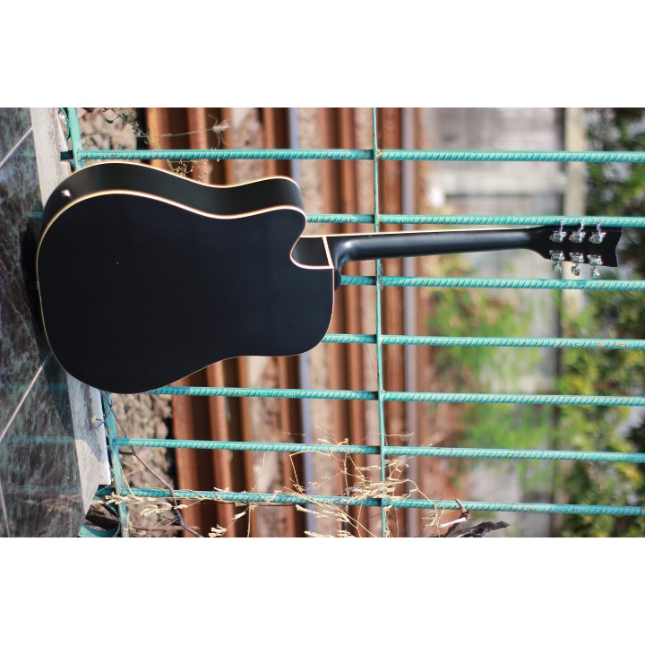 Gitar AKUSTIK BLACKDOFF EQ7545 dapat softcase dan senar