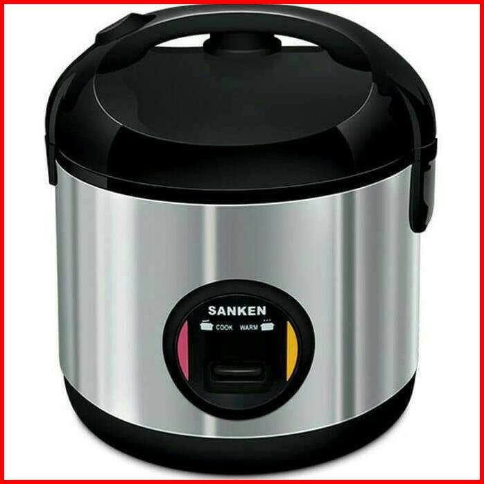 ► (TP) Sanken Rice Cooker Mini Sj-203Bk - 1Ltr Panci Stainless - Peralatan Masak - Rice Cooker