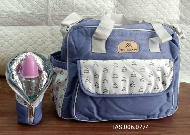 Tas bayi besar mom baby mildy series tempat warmer botol susu bayi unisex bahan tebal