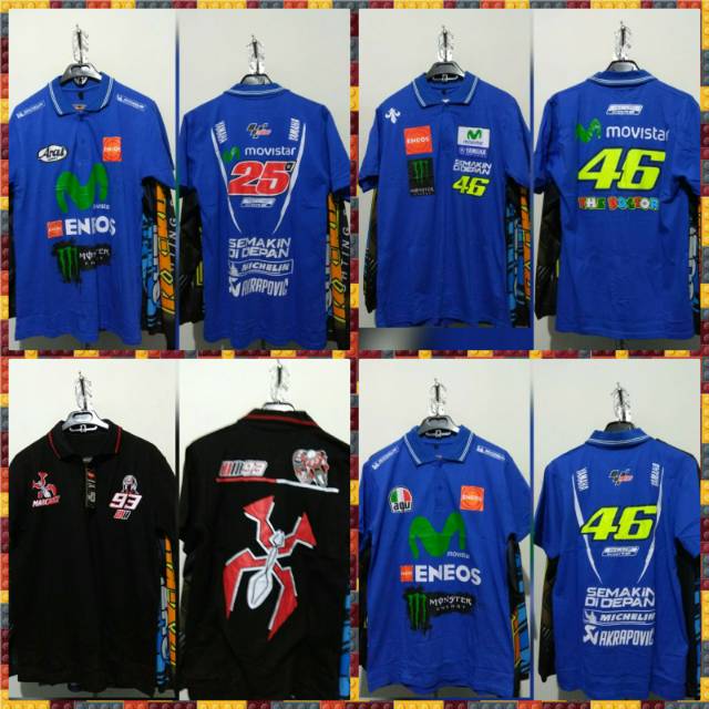 Baju valentino rossi dan lorenzo