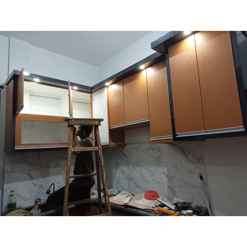 Kitchen Set Tempahan HPL Harga Per Meter