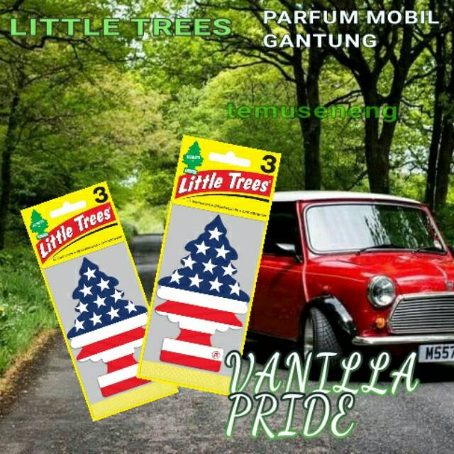 Vanilla Pride Little Trees Parfum Mobil Gantung Car Freshner Pewangi Pengharum Ruangan Interior