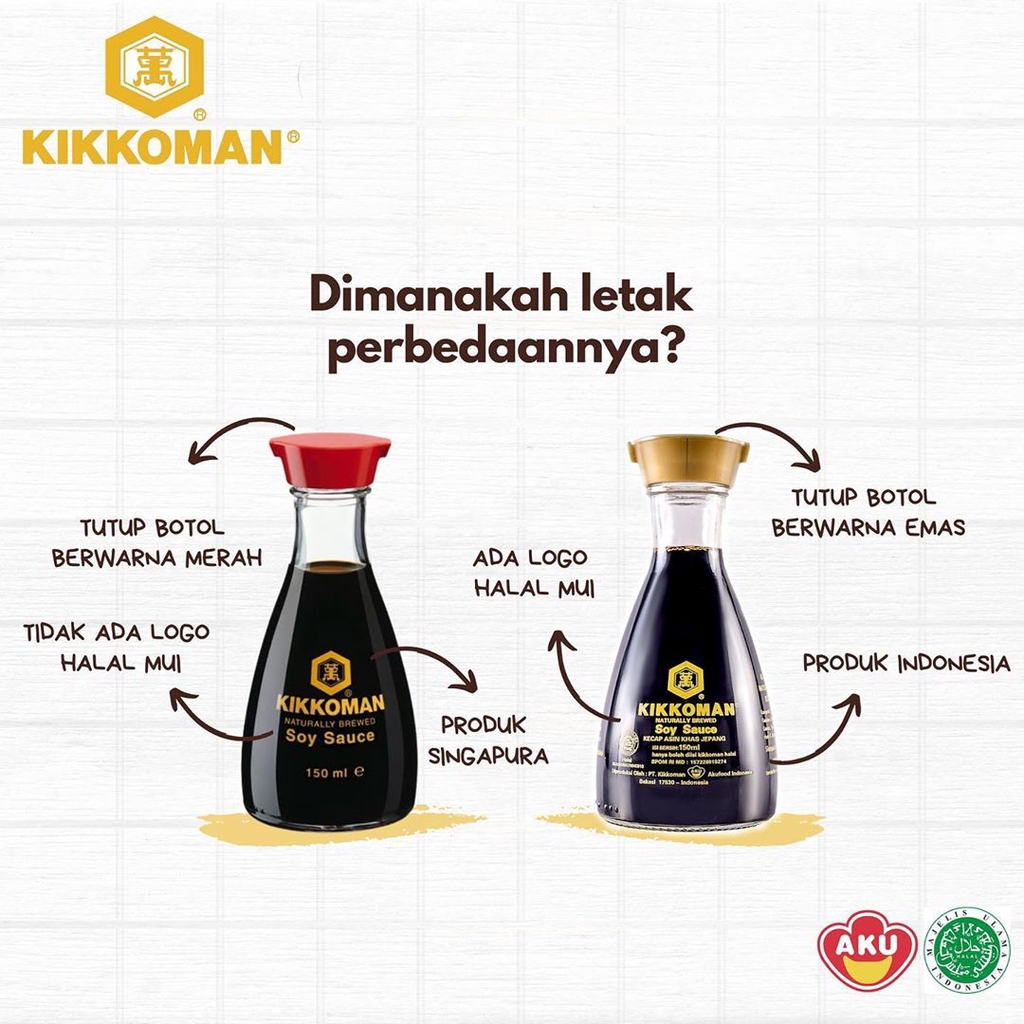 KIKKOMAN All Purpose Shoyu 150 ml Halal