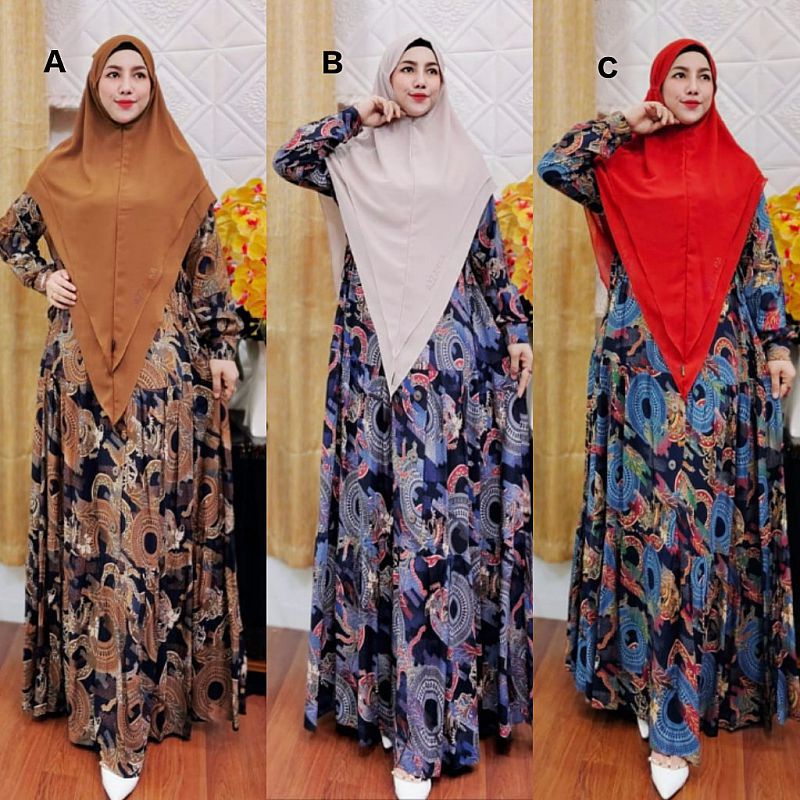 ZARA DRESS BY INJI (PO 23 OKTOBER)/ IVOLA SYARI BY AZZAHRA (PO 28 OKTOBER)
