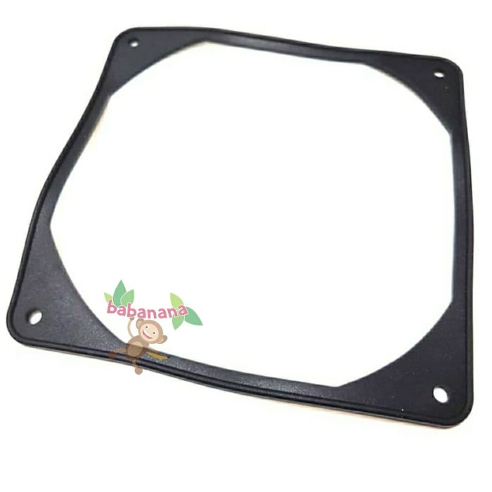 Gasket Fan 12cm ring pc kipas komputer case anti vibration silent Silicone Rubber Noise Reduce