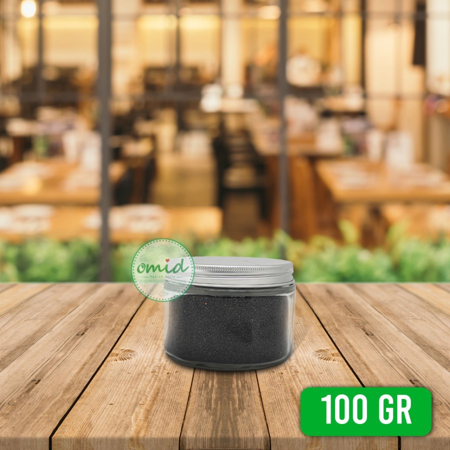 

Basil Seeds Seeds | Biji Selasih [ Glass Jar Packaging ] | 100gr