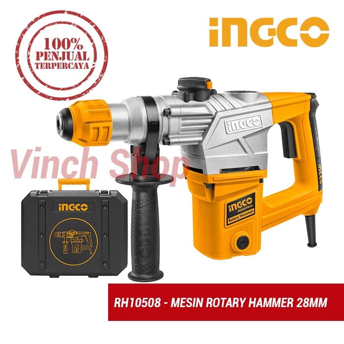 MESIN BOR BOBOK BETON KAYU JACK HAMMER ROTARY HAMMER 28 INGCO RH10508