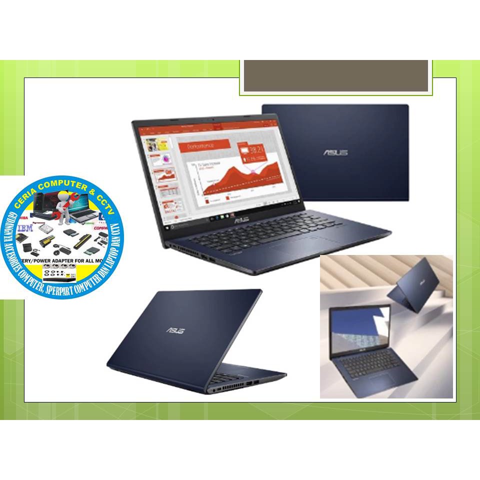ASUS I3 RAM 4GB SSD 256GB VGA INTEL 14 IN LAPTOP ASUS EXPERTBOOK P1410CJA-BV342TS I3 1005G1 BAGUS