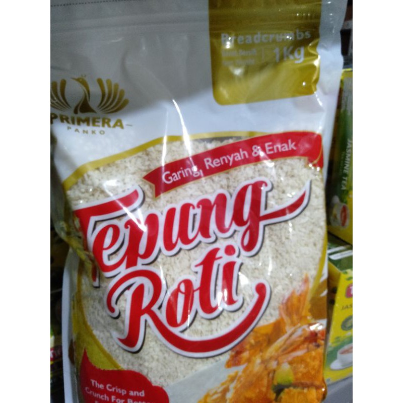 

tepung roti primera 1kg . putih orange campur