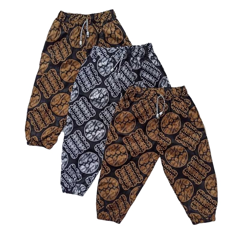 Celana Jogger Batik Anak Usia 0-6 Tahun - Jogger Batik Pekalongan