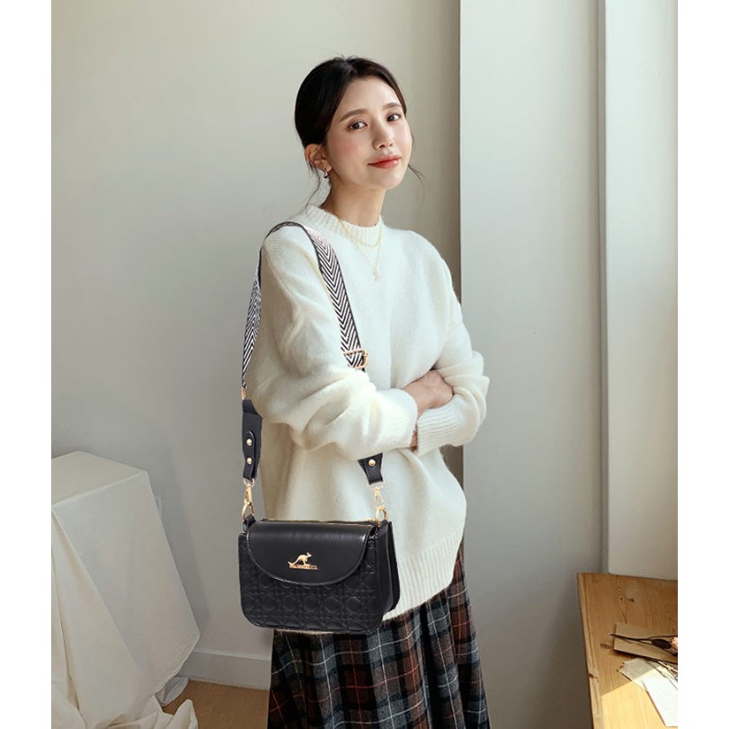 BJ81720 - BLACK/BROWN/KHAKI/RED - TAS SLEMPANG JINJING TOTEBAG HANDBAG TAS WANITA FASHION IMPORT MODIS ELEGAN TERMURAH TERLARIS TERBARU BAGSTORE JAKARTA TAS BATAM GT1720